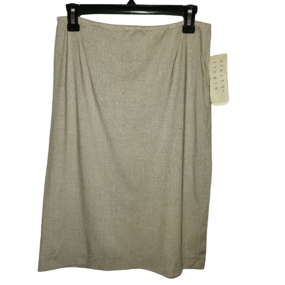 NWT Finity Studio Tan Skirt size 8